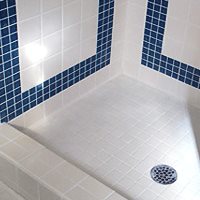 Ceramic tile and grout